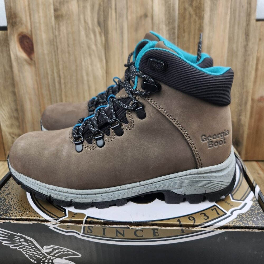 Womens Georgia Boot Eagle Trail size 7.5 Outdoor‎ Hiking Foam Ankle High Boots